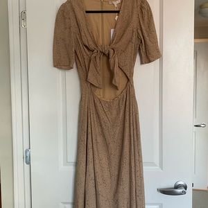 Wayf cut out midi dress